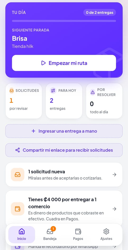 Abres la app y sabes qué necesita tu atención