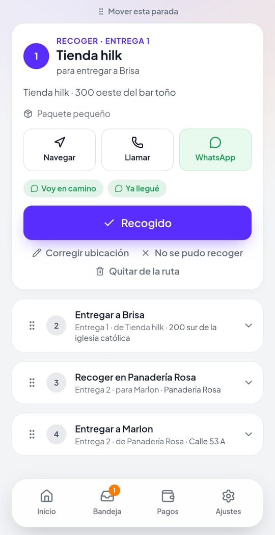 En cada parada tienes lo que necesitas